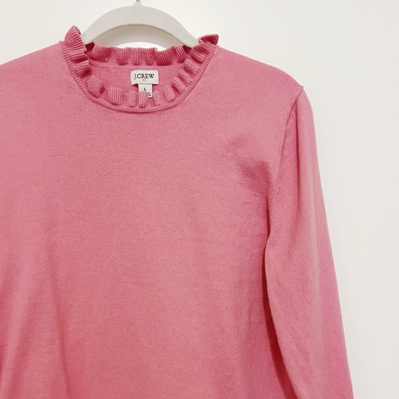 J. Crew Factory Ruffle Neck Sweater - Picture 6 of 8